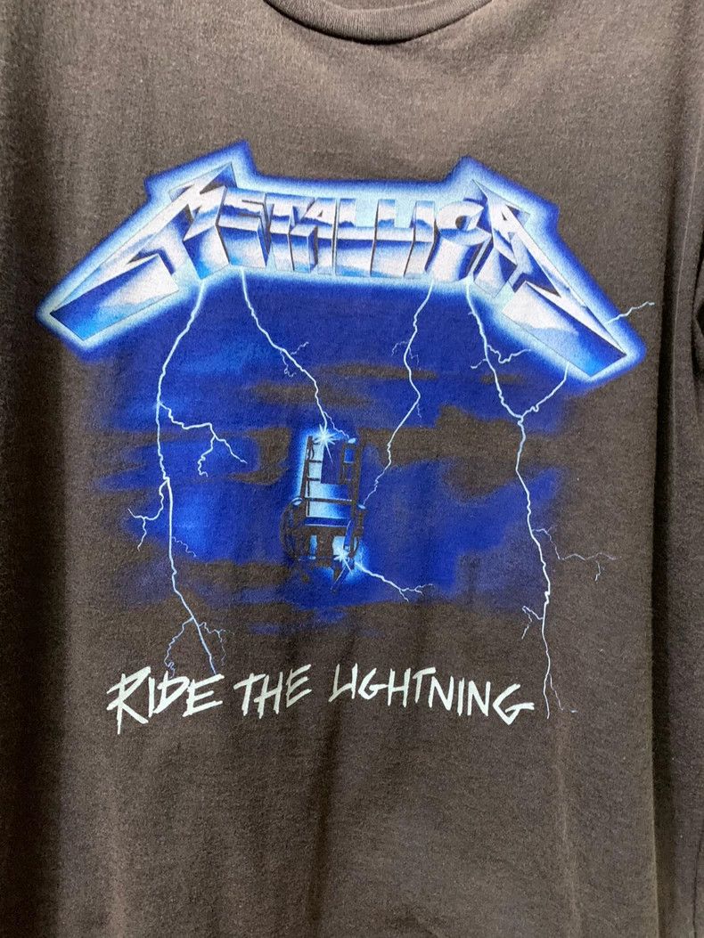 Japanese Brand Metallica Ride The Lightning Band T-Shirt Size US M / EU 48-50 / 2 - 2 Thumbnail