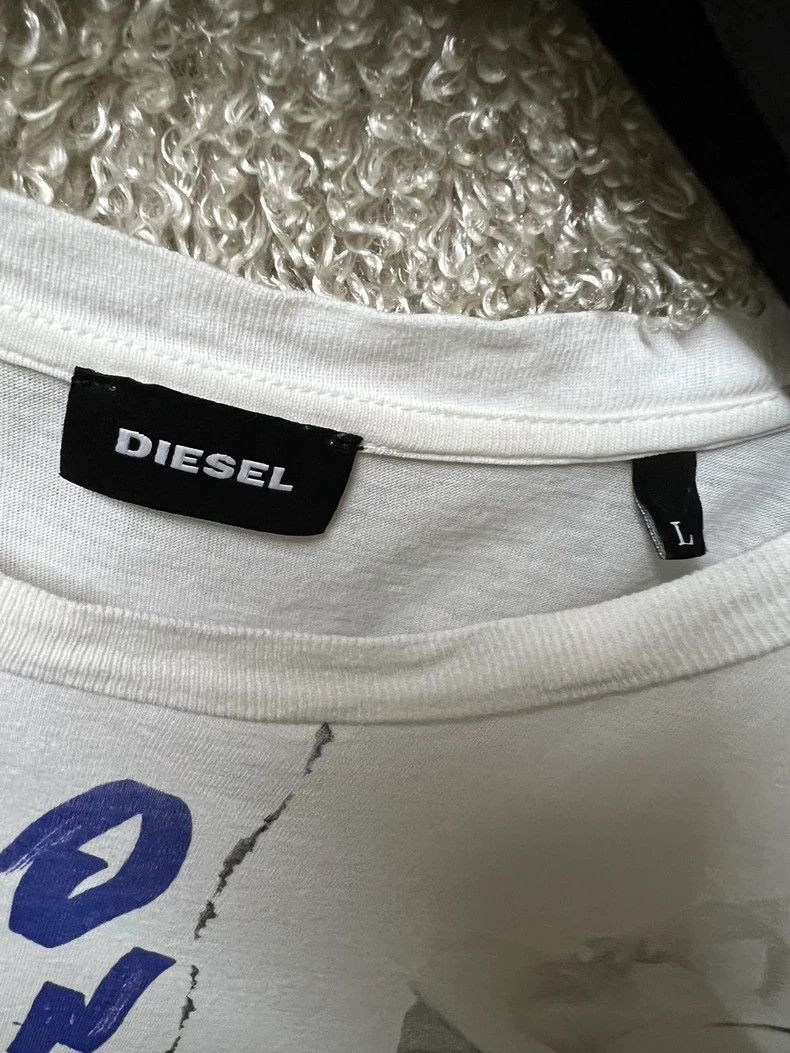 Diesel Diesel Men's Graphic Print Short Sleeve T-shirt Size US L / EU 52-54 / 3 - 4 Thumbnail