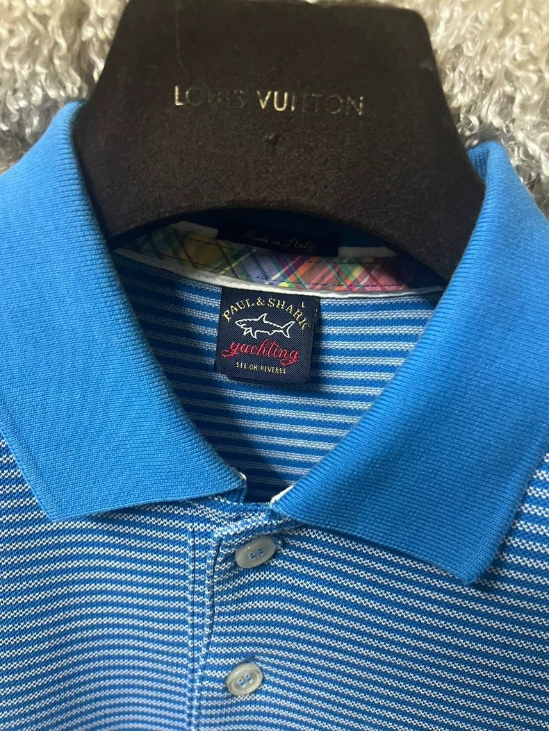 Paul & Shark Paul & Shark Men's Blue Polo Shirt Size US L / EU 52-54 / 3 - 4 Thumbnail
