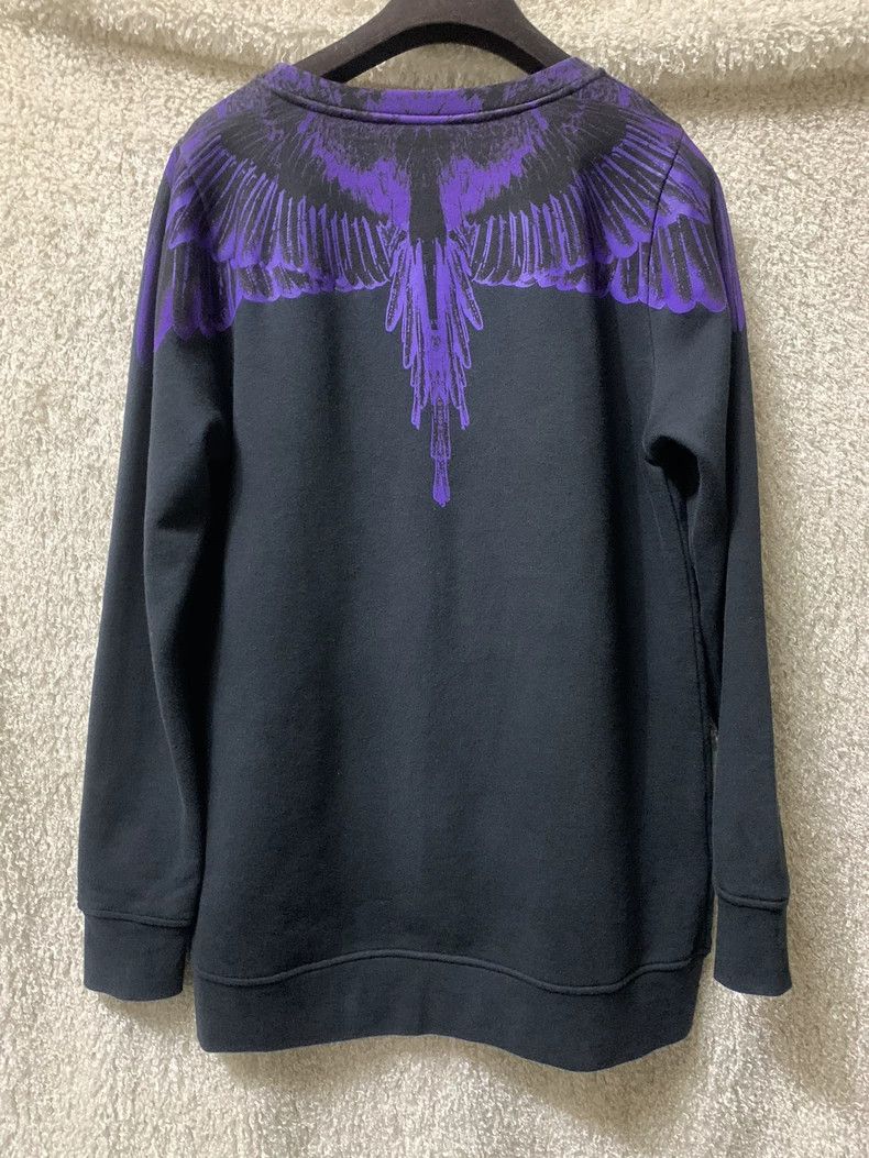 Marcelo Burlon Marcelo Burlon Purple Wing Print Sweatshirt Size US XS / EU 42 / 0 - 7 Thumbnail
