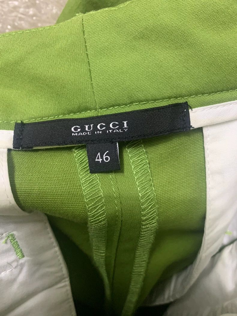 Gucci Gucci Men's Green Casual Cropped Pants Size US 31 - 6 Thumbnail