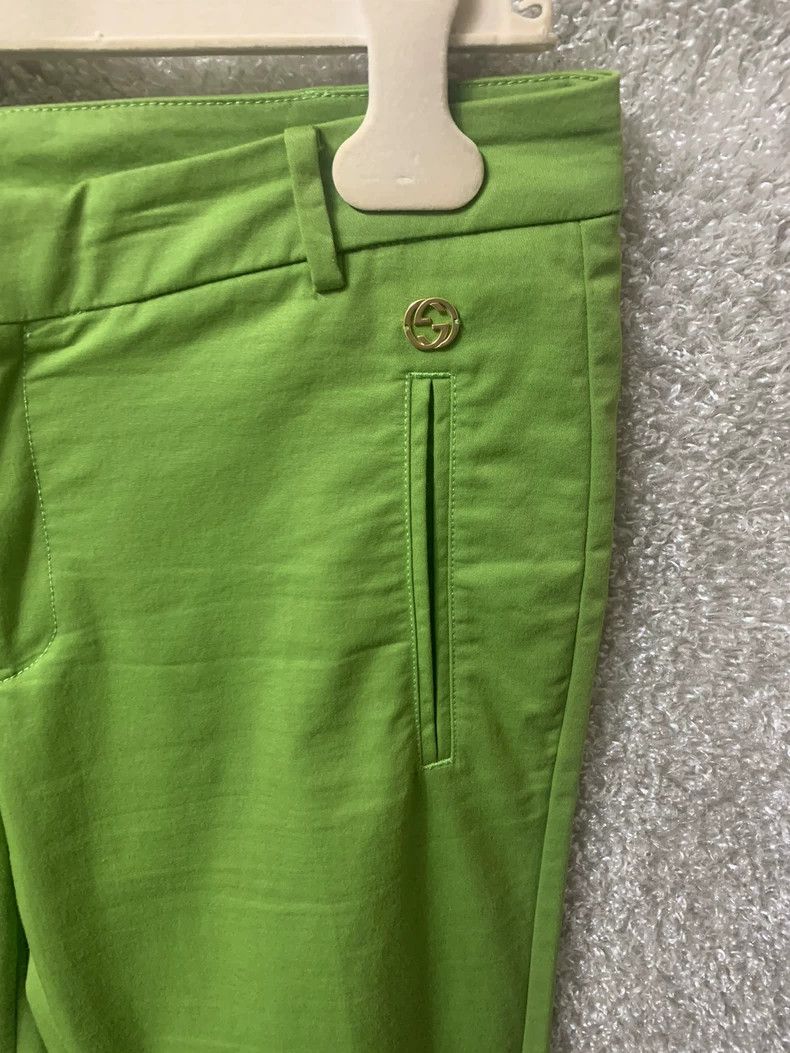 Gucci Gucci Men's Green Casual Cropped Pants Size US 31 - 3 Thumbnail