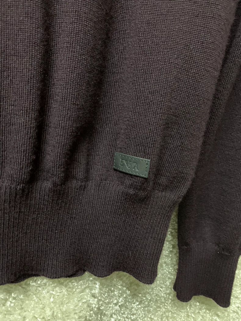 Emporio Armani Emporio Armani Men's Thin Wool Sweater Size US M / EU 48-50 / 2 - 2 Thumbnail
