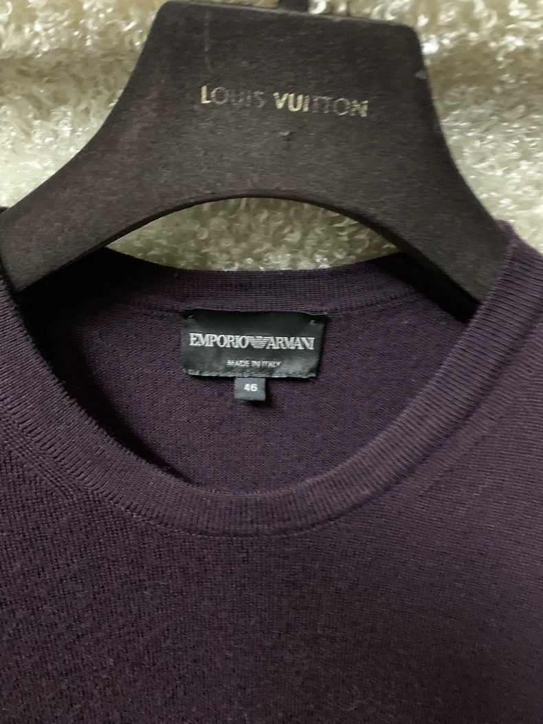 Emporio Armani Emporio Armani Men's Thin Wool Sweater Size US M / EU 48-50 / 2 - 5 Thumbnail