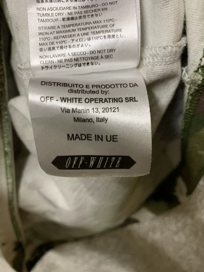 Off-White Off White Camo Print Short Sleeve T-Shirt Size US M / EU 48-50 / 2 - 6 Thumbnail