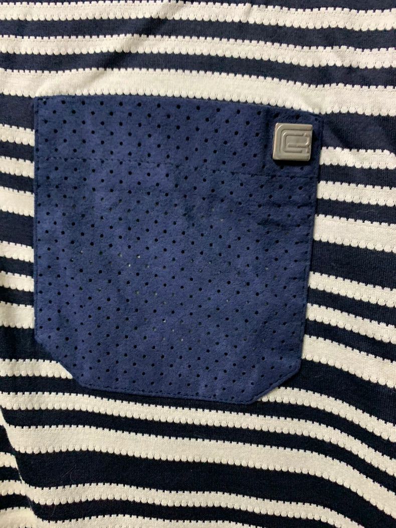 Roberto Cavalli Roberto Cavalli Striped Polo Shirt Size US M / EU 48-50 / 2 - 2 Thumbnail