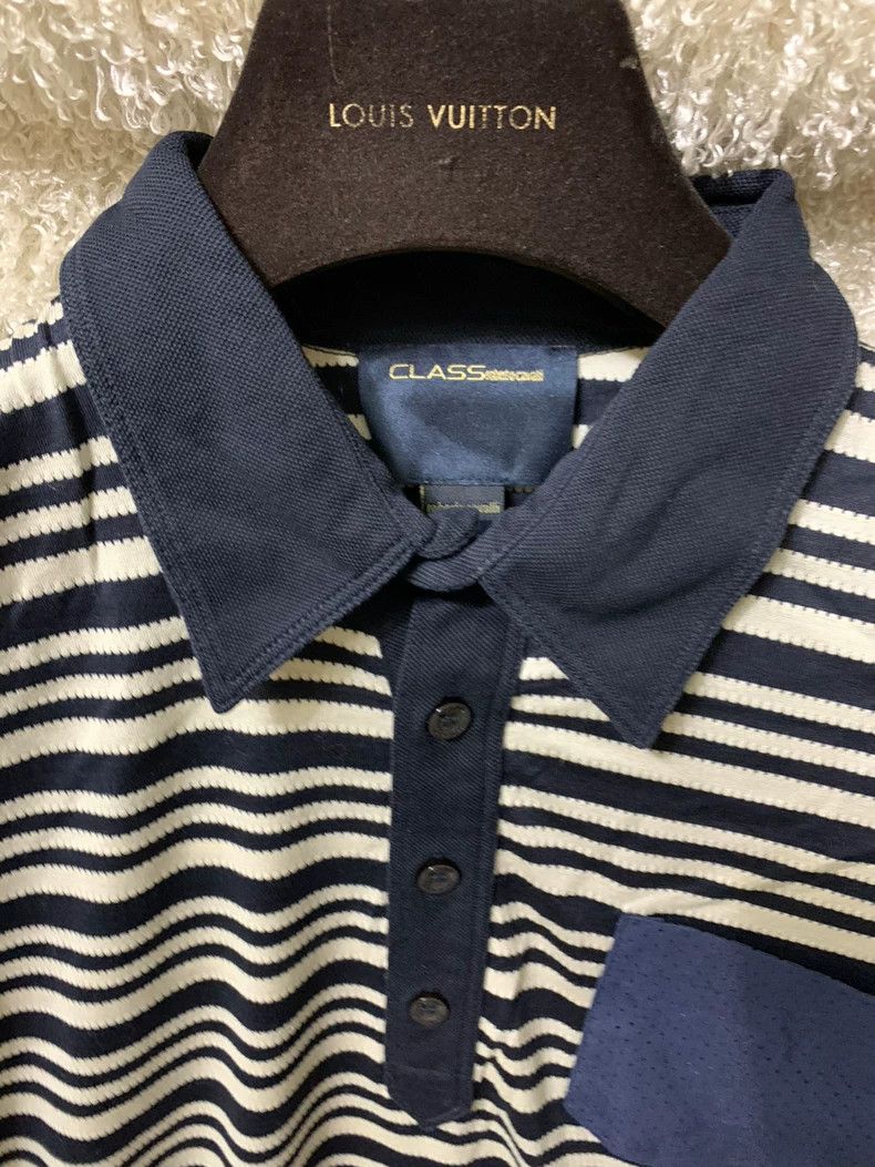 Roberto Cavalli Roberto Cavalli Striped Polo Shirt Size US M / EU 48-50 / 2 - 3 Thumbnail