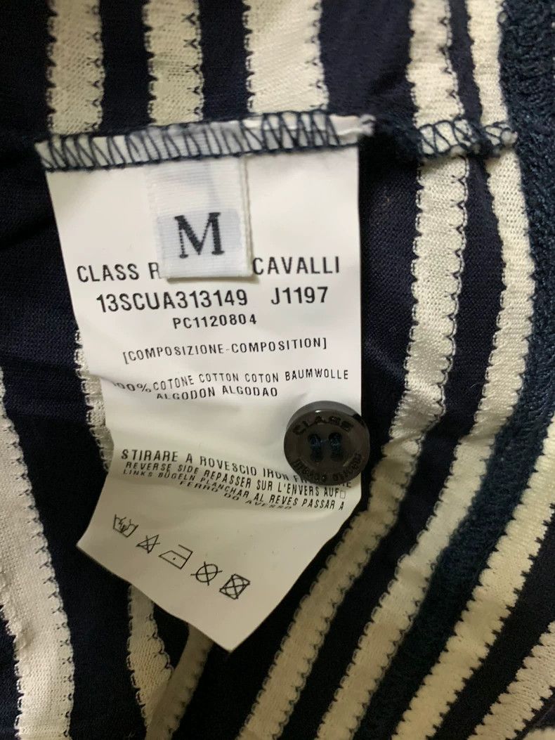 Roberto Cavalli Roberto Cavalli Striped Polo Shirt Size US M / EU 48-50 / 2 - 5 Thumbnail