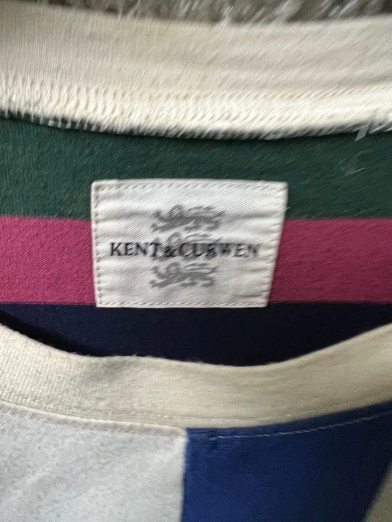 Vintage Kent & Curwen Men's Striped Short Sleeve Tee Size US L / EU 52-54 / 3 - 6 Thumbnail