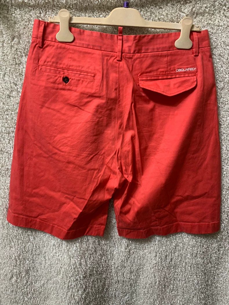 Dsquared2 Dsquared2 Men's Red Casual Shorts Size US 34 / EU 50 - 3 Thumbnail