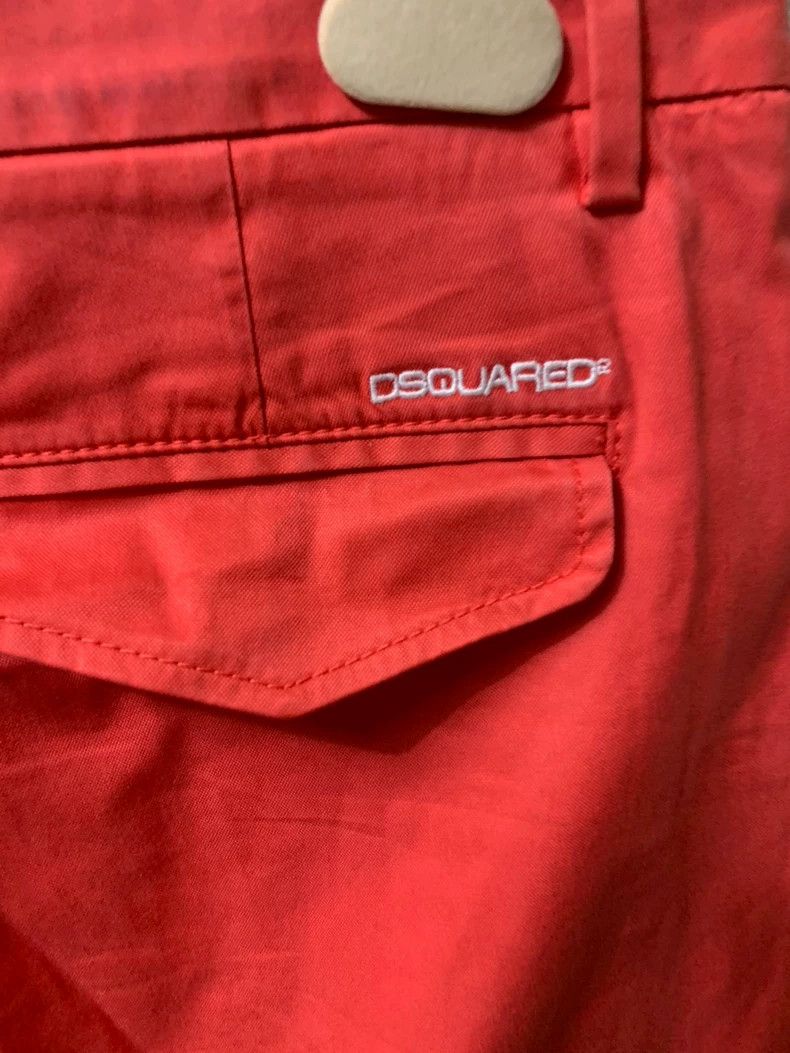 Dsquared2 Dsquared2 Men's Red Casual Shorts Size US 34 / EU 50 - 4 Thumbnail