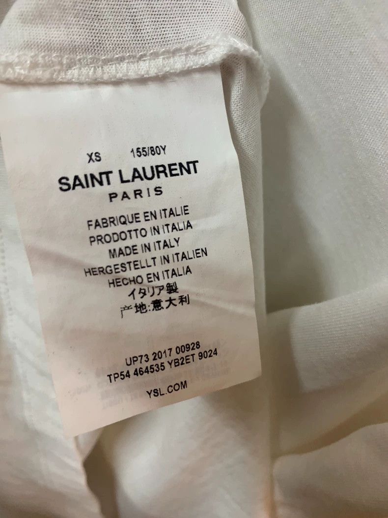 Saint Laurent Paris Saint Laurent Men's Short Sleeve T-Shirt Size US M / EU 48-50 / 2 - 4 Thumbnail