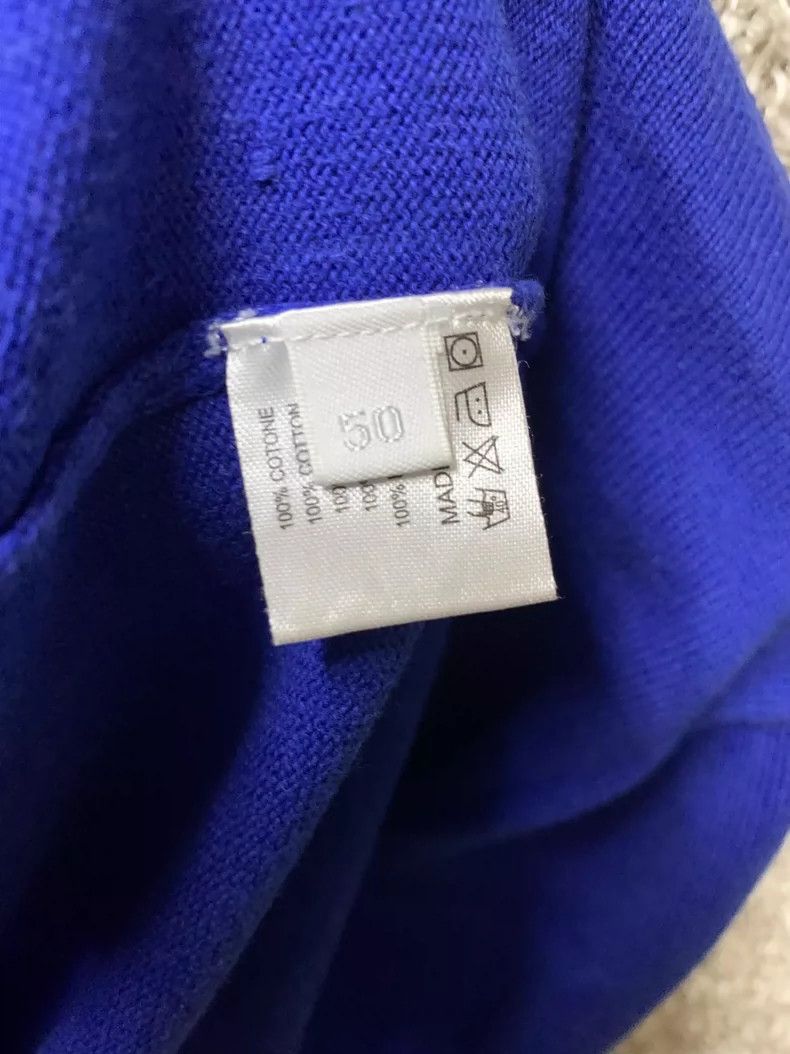 Lanvin Lanvin Men's Blue Cardigan Sweater Size US L / EU 52-54 / 3 - 5 Thumbnail