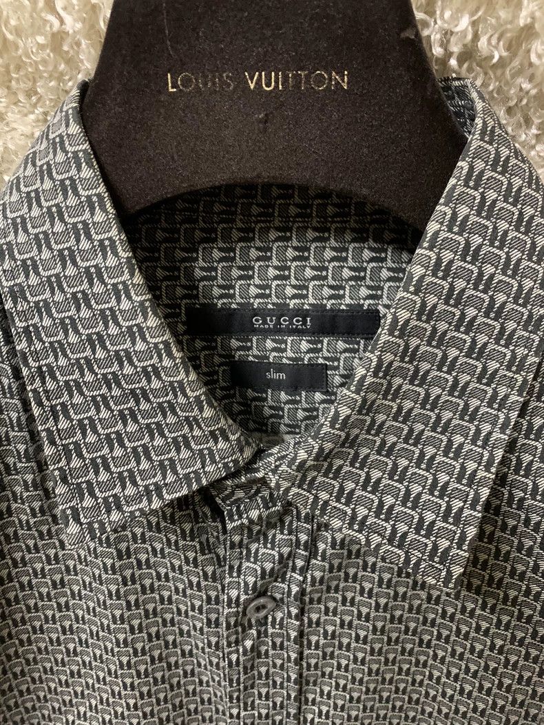 Gucci Gucci Men's Long Sleeve Shirt Size US L / EU 52-54 / 3 - 2 Thumbnail