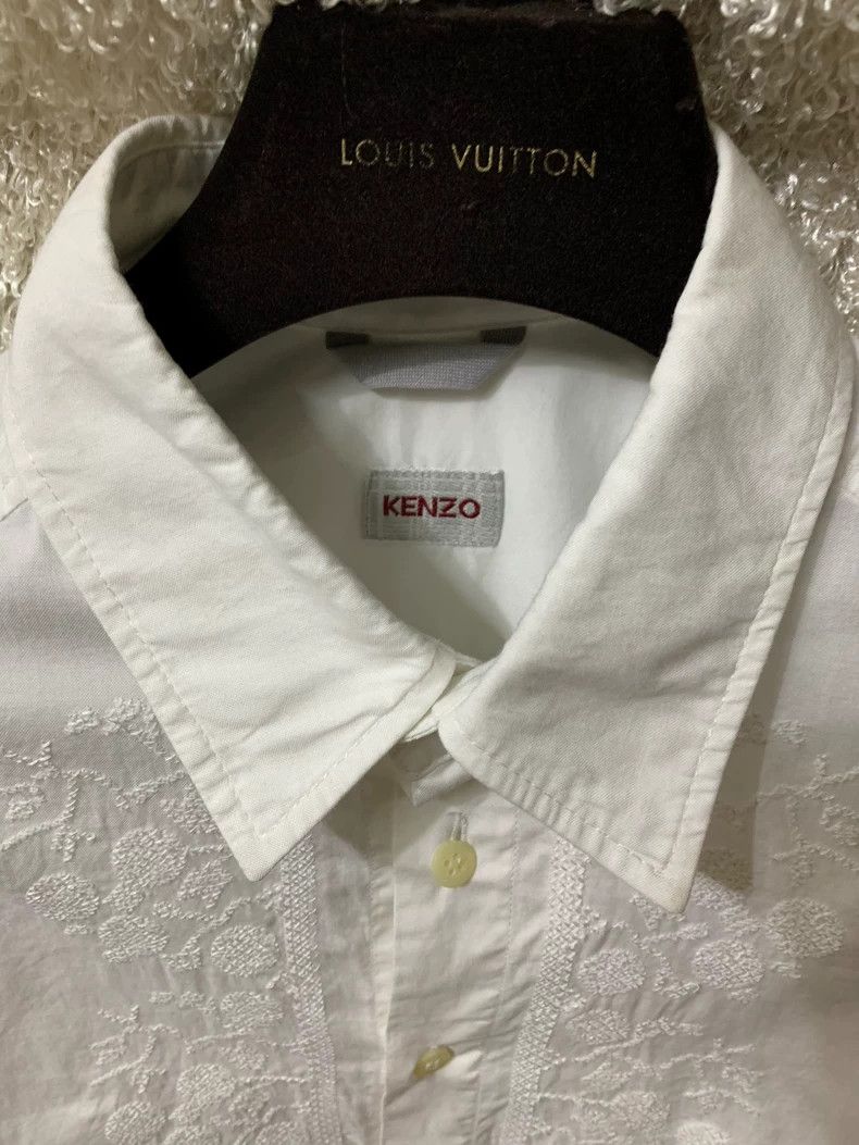 Kenzo KENZO Men's White Long Sleeve Shirt Size US S / EU 44-46 / 1 - 3 Thumbnail