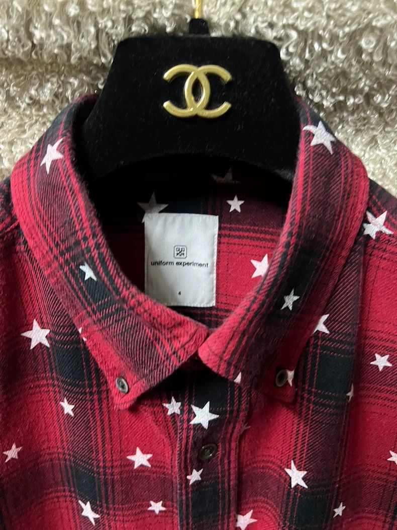 Japanese Brand uniform experiment sophnet star shirt Size US L / EU 52-54 / 3 - 5 Thumbnail