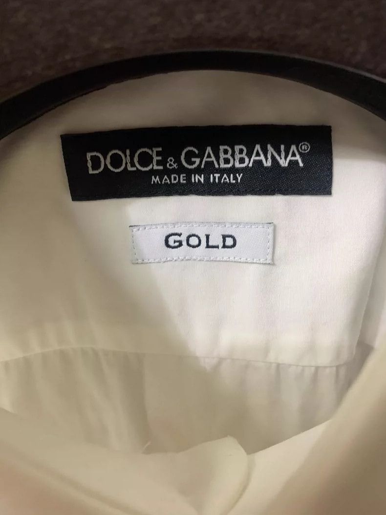 Dolce & Gabbana Dolce Gabbana Men's White Shirt Size US M / EU 48-50 / 2 - 7 Thumbnail