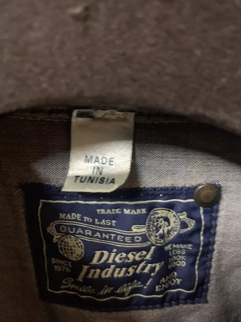 Diesel Diesel Men's Distressed Denim Shirt Size US L / EU 52-54 / 3 - 4 Thumbnail