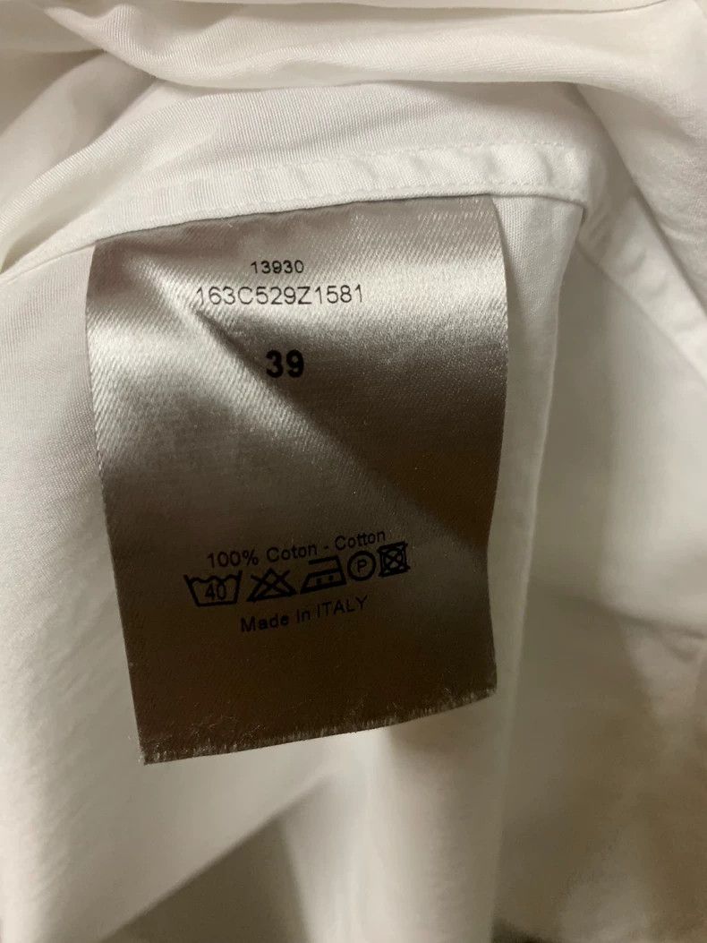 Dior Dior Homme Men's White Long Sleeve Shirt Size US S / EU 44-46 / 1 - 6 Thumbnail