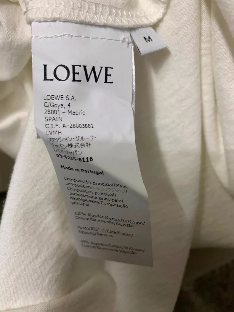 Loewe Loewe Men's Long Sleeve Round Neck T-shirt Size US M / EU 48-50 / 2 - 4 Thumbnail