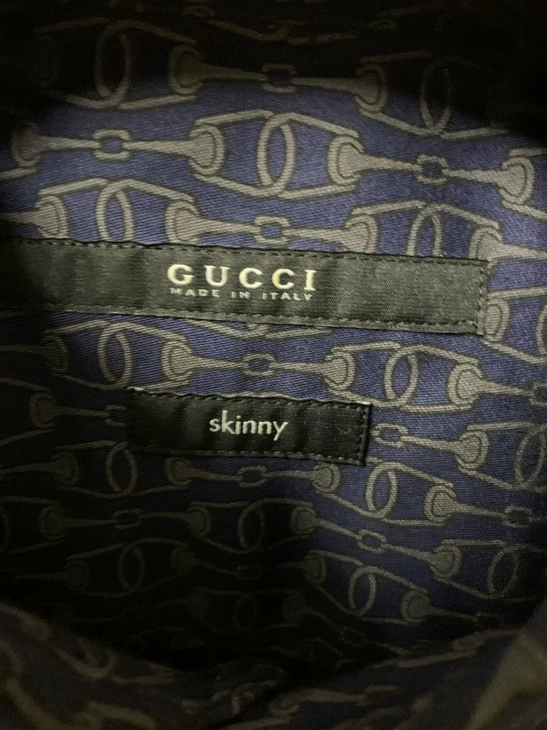 Gucci Gucci Men's Long Sleeve Button-Up Shirt Size US L / EU 52-54 / 3 - 4 Thumbnail