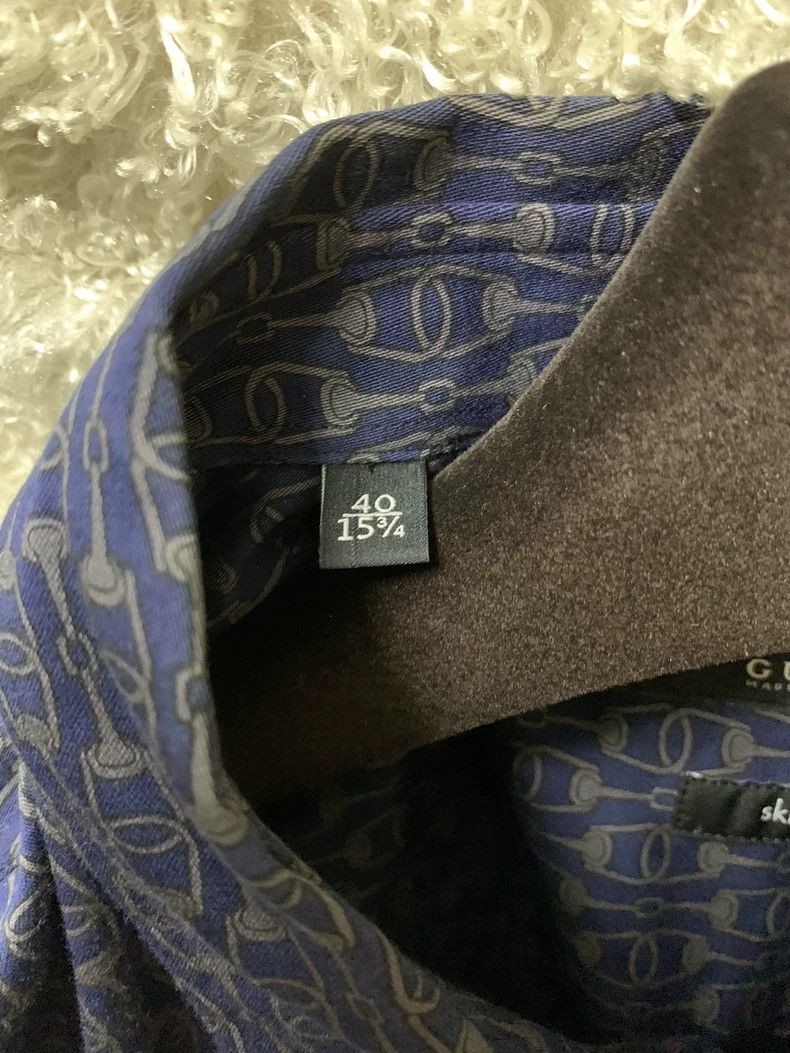 Gucci Gucci Men's Long Sleeve Button-Up Shirt Size US L / EU 52-54 / 3 - 5 Thumbnail