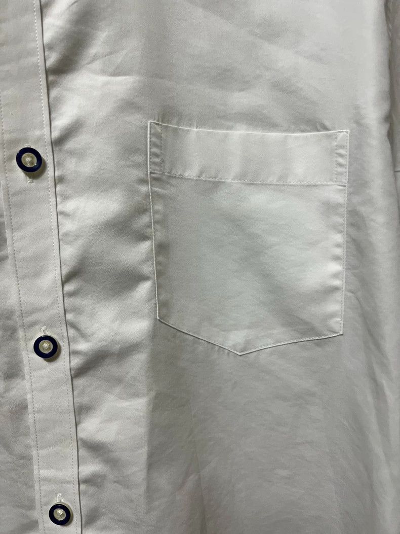 Jil Sander Jill Stuart Men's White Casual Shirt Size US L / EU 52-54 / 3 - 3 Thumbnail