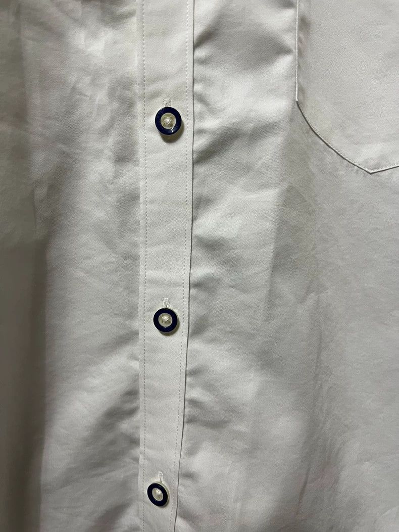 Jil Sander Jill Stuart Men's White Casual Shirt Size US L / EU 52-54 / 3 - 2 Thumbnail