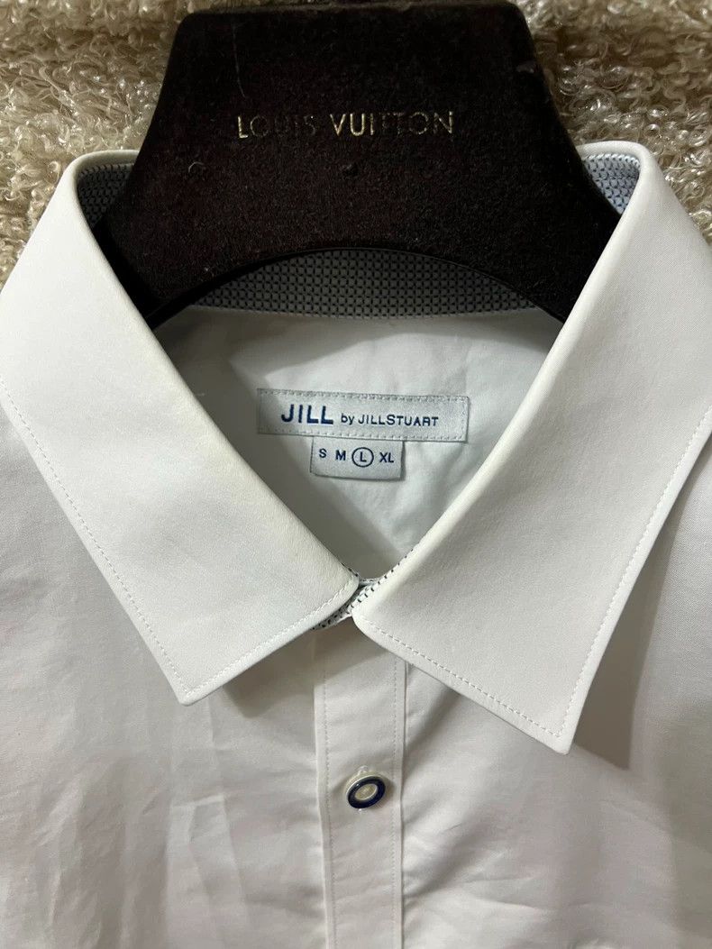 Jil Sander Jill Stuart Men's White Casual Shirt Size US L / EU 52-54 / 3 - 4 Thumbnail