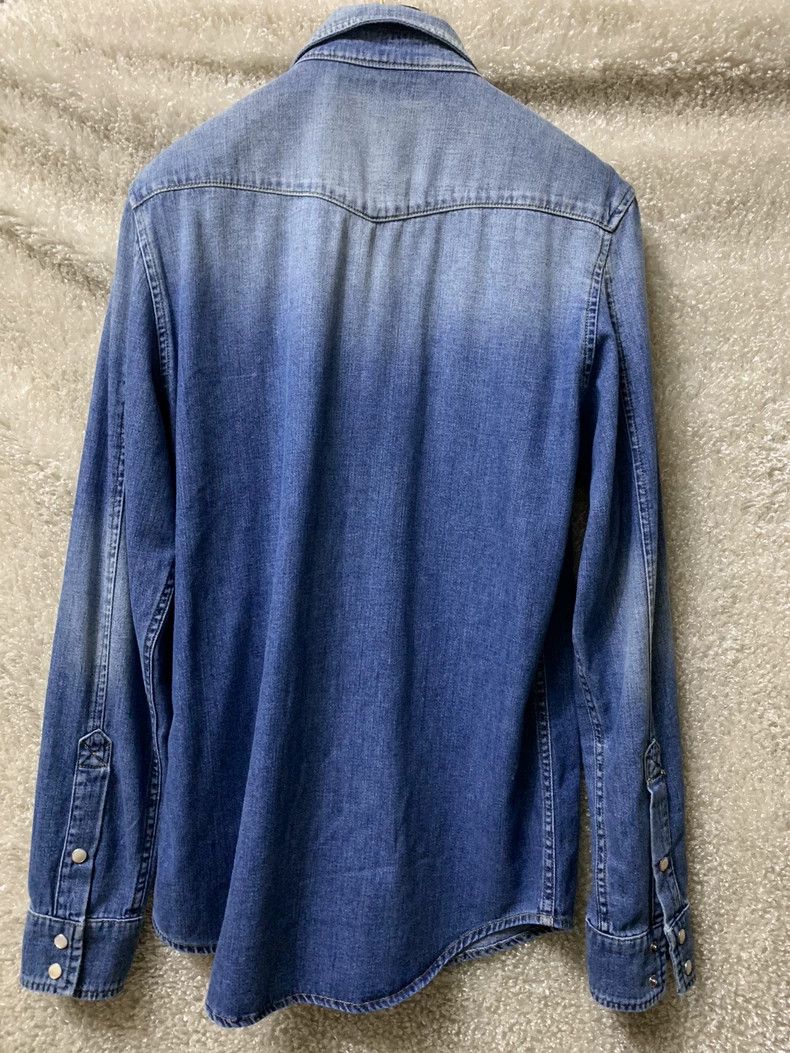 Alexander McQueen Alexander McQueen Men's Denim Embroidered Shirt Size US S / EU 44-46 / 1 - 5 Thumbnail