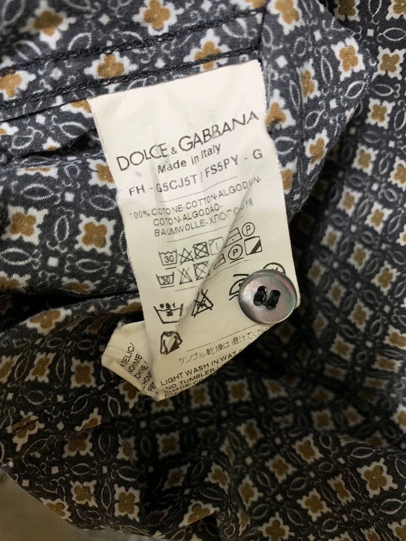 Dolce & Gabbana Dolce & Gabbana Men's Long Sleeve Shirt Size US L / EU 52-54 / 3 - 6 Thumbnail