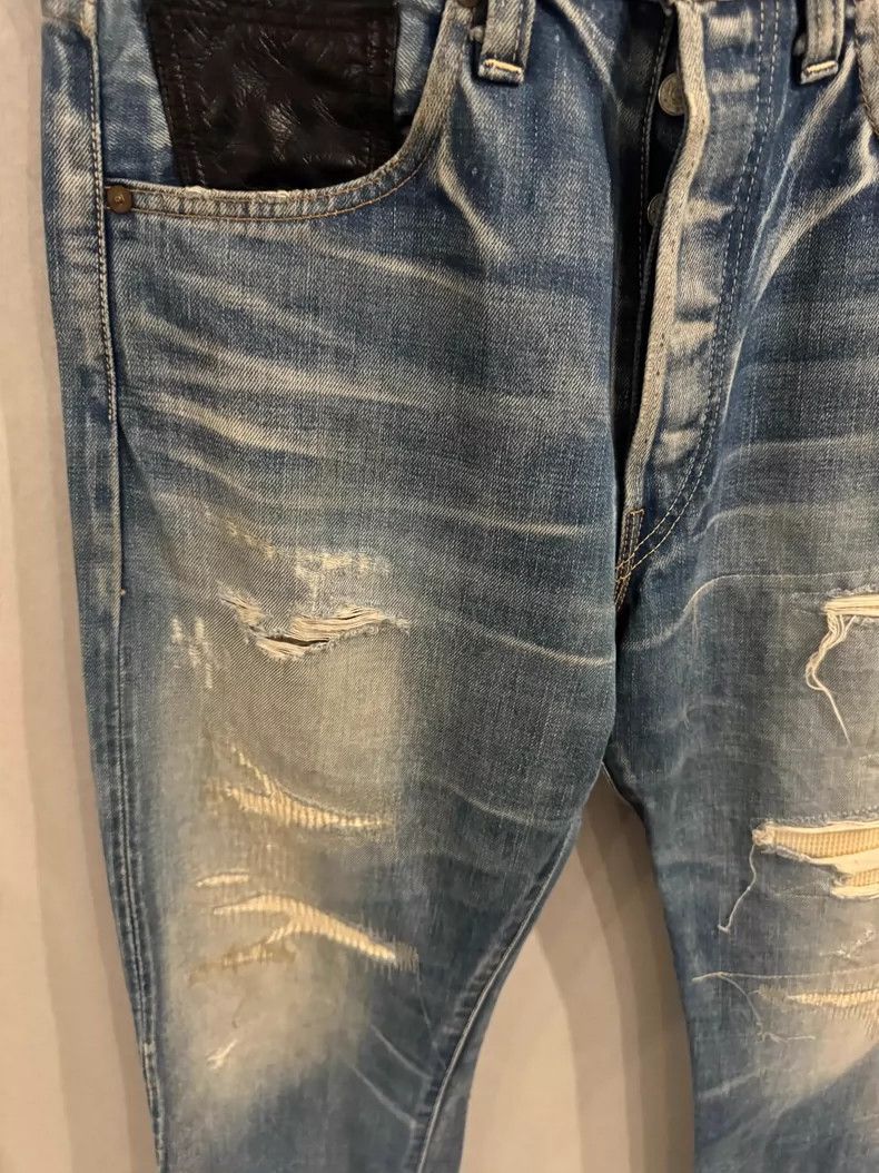 Levi's LVC x Takahiro Miyashita Distressed Jeans Size US 32 / EU 48 - 2 Thumbnail
