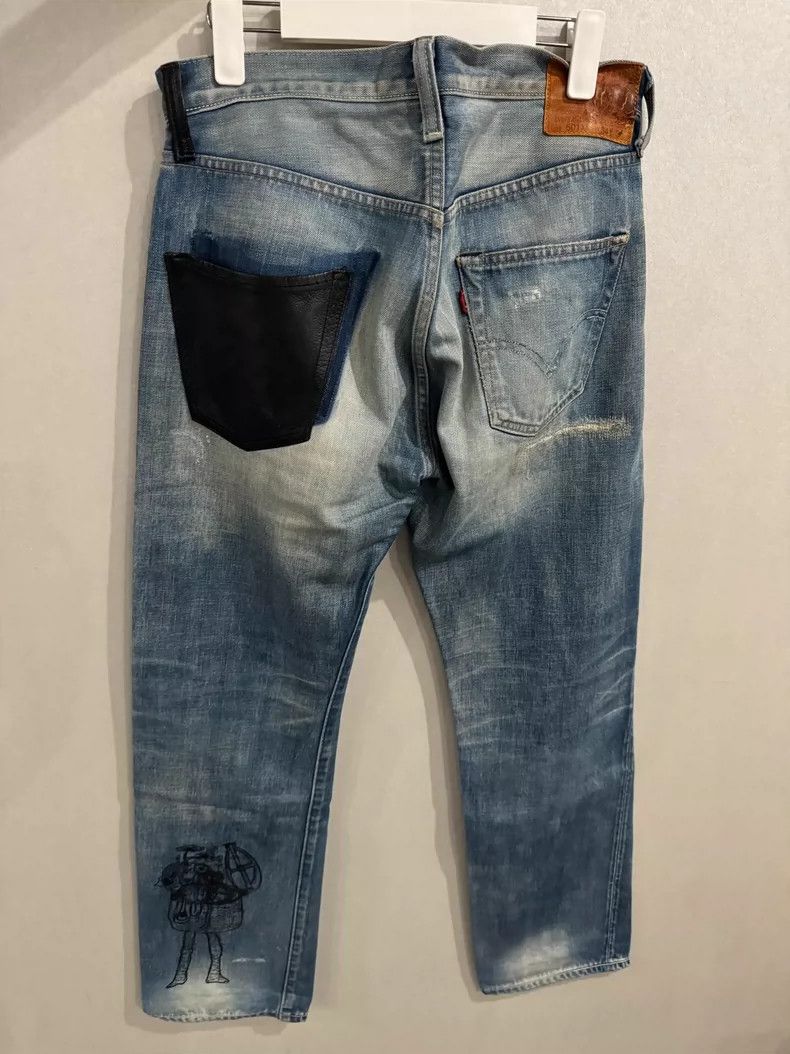 Levi's LVC x Takahiro Miyashita Distressed Jeans Size US 32 / EU 48 - 3 Thumbnail