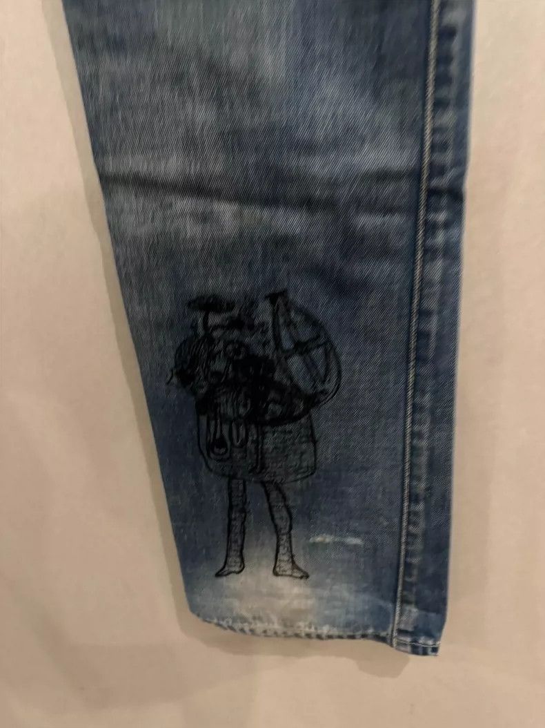 Levi's LVC x Takahiro Miyashita Distressed Jeans Size US 32 / EU 48 - 6 Thumbnail