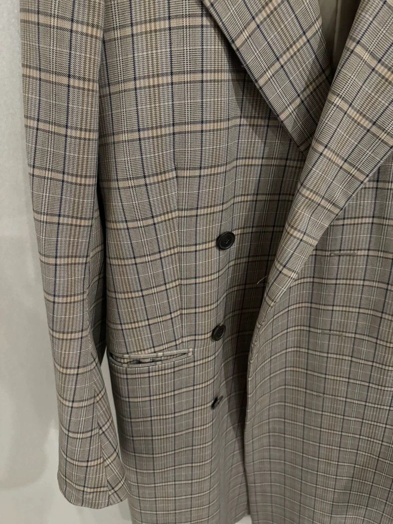 Balenciaga Balenciaga Checked Long Coat Size US L / EU 52-54 / 3 - 2 Thumbnail