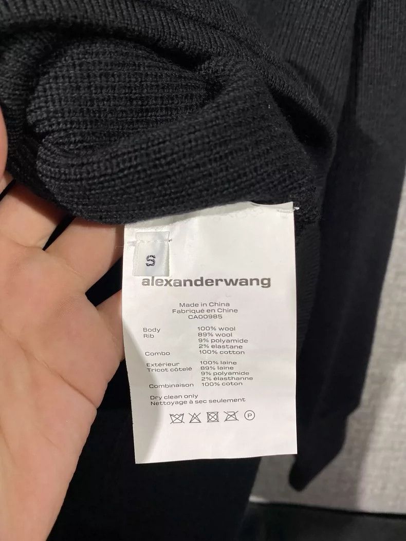 Alexander Wang Alexanderwang Black Long Sleeve Sweater Size US L / EU 52-54 / 3 - 7 Thumbnail