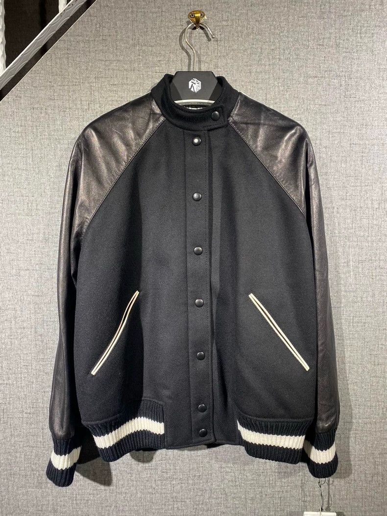 Valentino Valentino VLTN Leather Sleeve Jacket Size US M / EU 48-50 / 2 - 3 Thumbnail