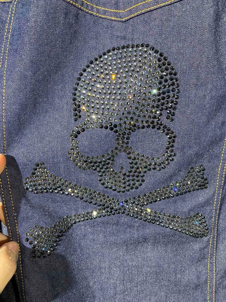 Mastermind Japan mastermind japan Denim Skull Shirt Size US XS / EU 42 / 0 - 4 Thumbnail