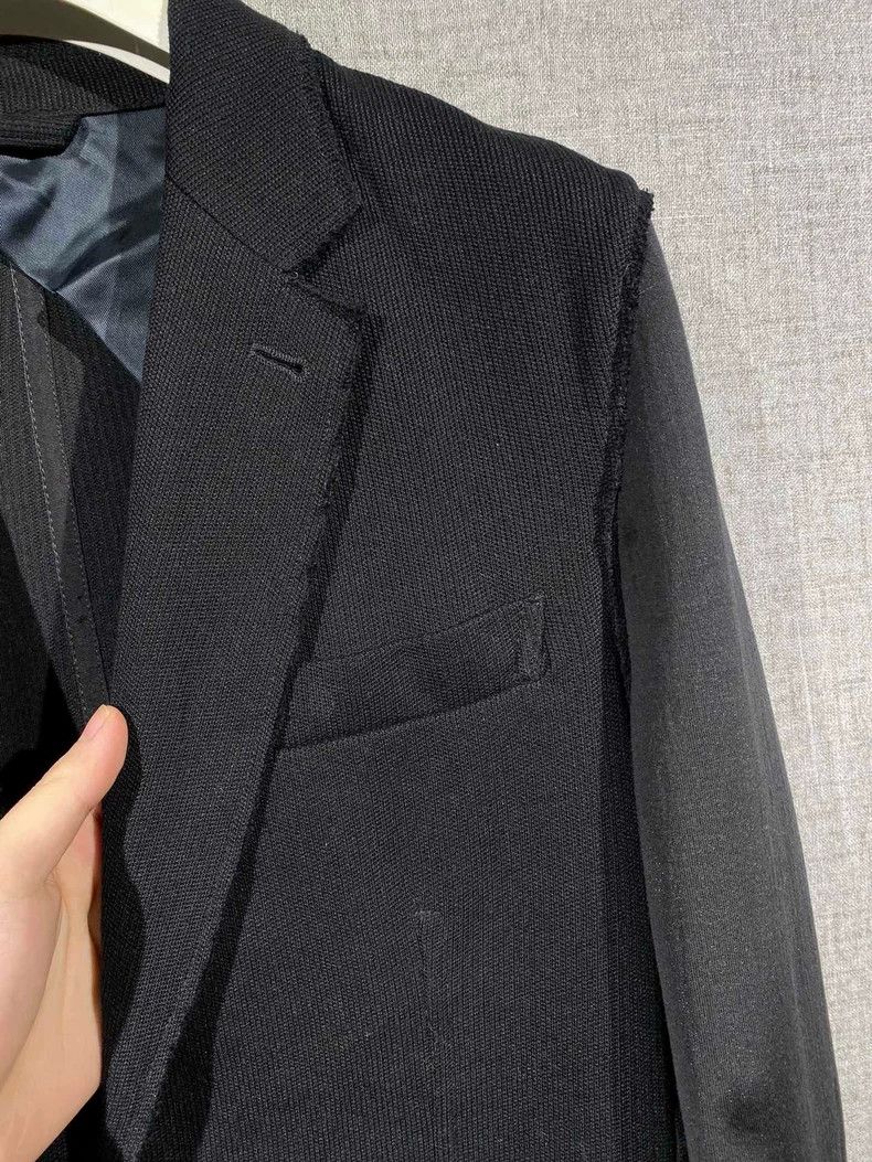 Lanvin Lanvin Used Black Blazer Jacket Size US L / EU 52-54 / 3 - 3 Thumbnail