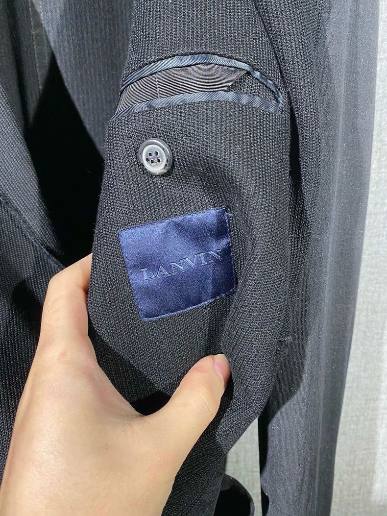 Lanvin Lanvin Used Black Blazer Jacket Size US L / EU 52-54 / 3 - 6 Thumbnail