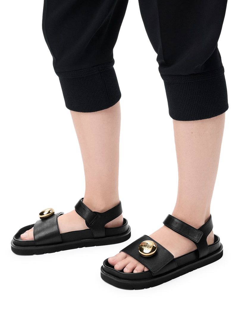 Loewe PEBBLE SANDALS WITH SOFT CALFSKIN FUSSBETT SOLE Size US 10 / IT 40 - 2 Thumbnail