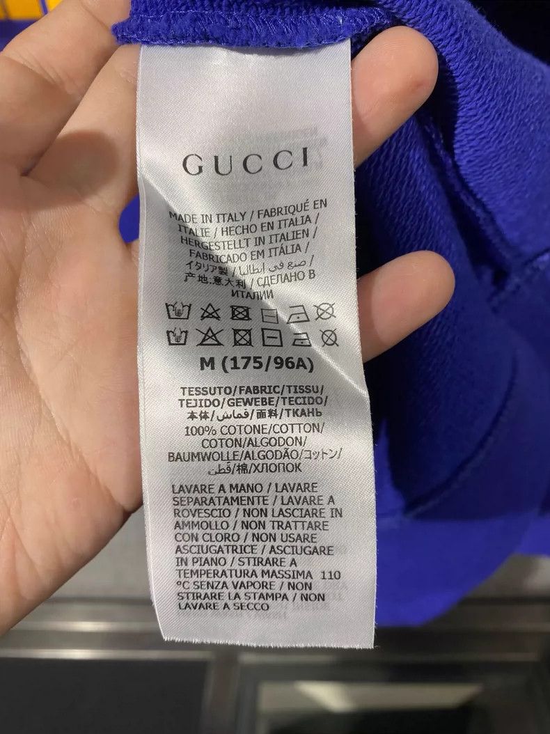Gucci Gucci Blue Hoodie with Number 25 Size US M / EU 48-50 / 2 - 7 Thumbnail