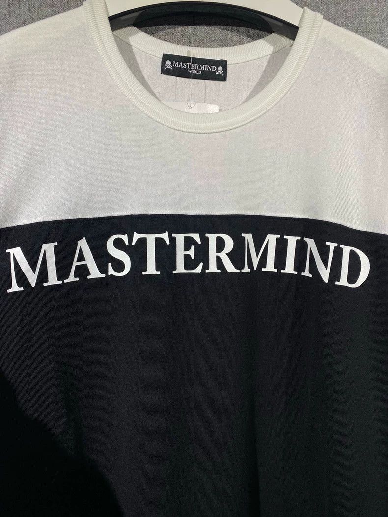 Mastermind Japan MMJ Black and White Color Block Letter Print T-shirt Size US L / EU 52-54 / 3 - 3 Thumbnail