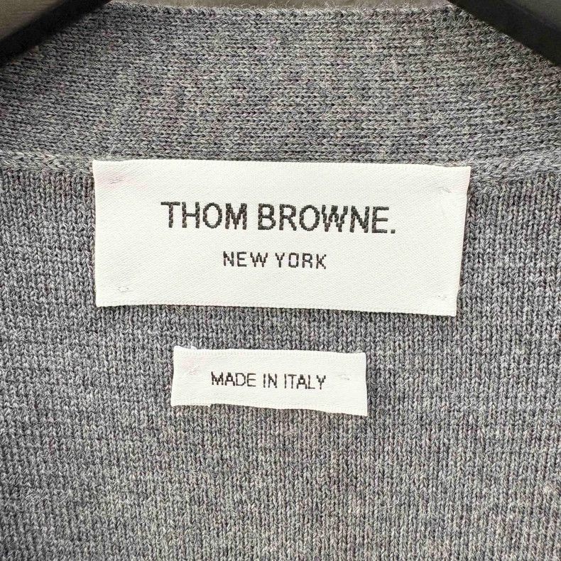 Thom Browne Thom Browne Classic Gray Cardigan Size US M / EU 48-50 / 2 - 3 Thumbnail