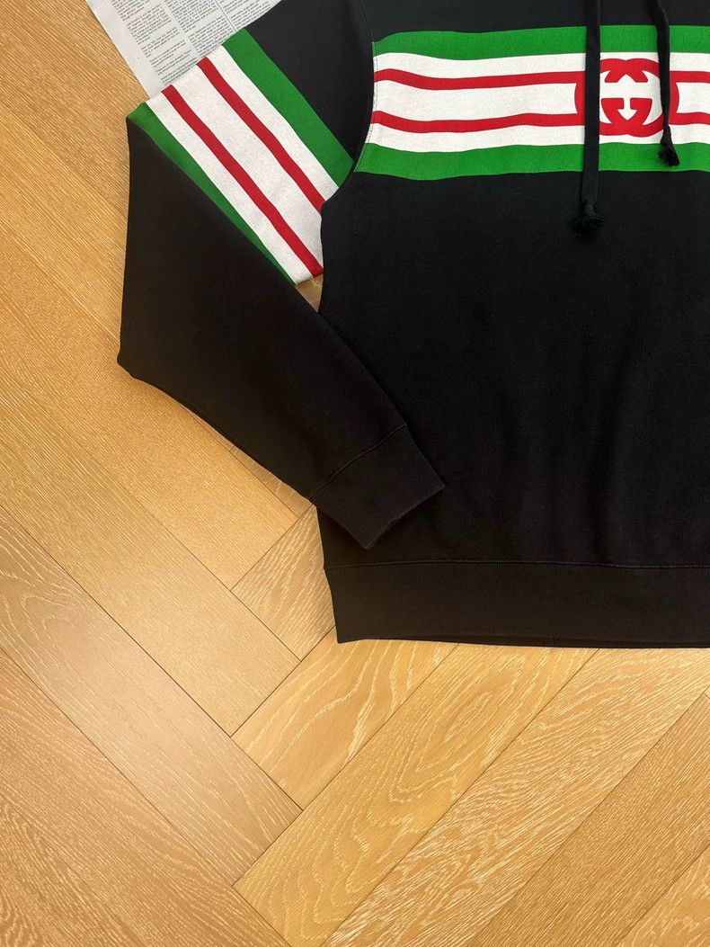 Gucci Gucci Interlocking G Print Hooded Sweatshirt Size US M / EU 48-50 / 2 - 4 Thumbnail