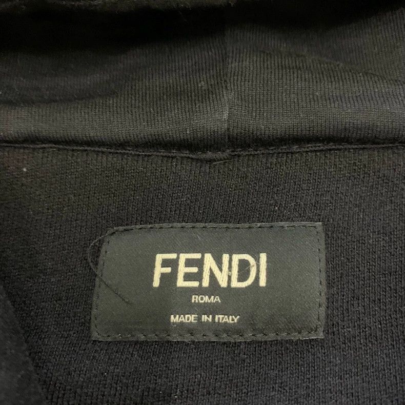 Fendi Fendi Black Monster Zip Hoodie Size US XL / EU 56 / 4 - 5 Thumbnail