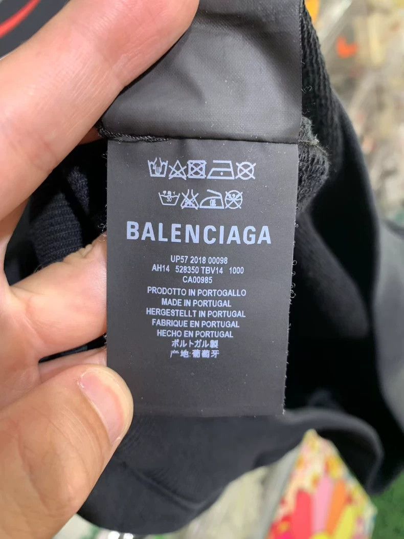Balenciaga Balenciaga Coke Print Black Hoodie Size US S / EU 44-46 / 1 - 3 Thumbnail