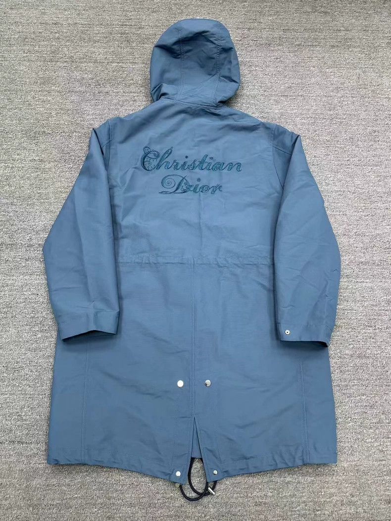 Dior Dior Embroidered Letter Trench Coat Size US L / EU 52-54 / 3 - 2 Thumbnail