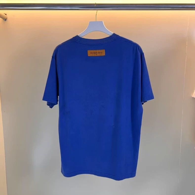 Louis Vuitton Louis Vuitton Embroidered Logo Short Sleeve Size US XL / EU 56 / 4 - 4 Thumbnail