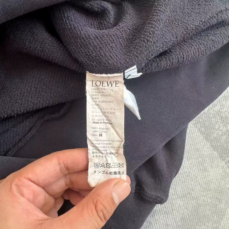 Loewe Loewe Embroidered Logo Fringe Hoodie Size US L / EU 52-54 / 3 - 2 Thumbnail